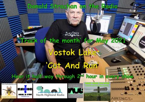 Donald Strachan in the studio